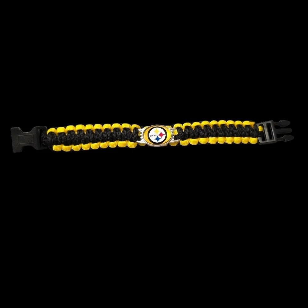 Philadelphia Steelers Yellow and Black Paracord Bracelet